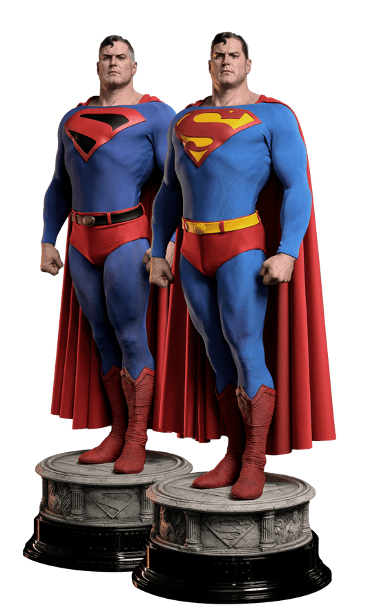 1:4 Kingdom Come Superman Duo